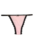 Pack Semihilos Trío - Rosa con negro
